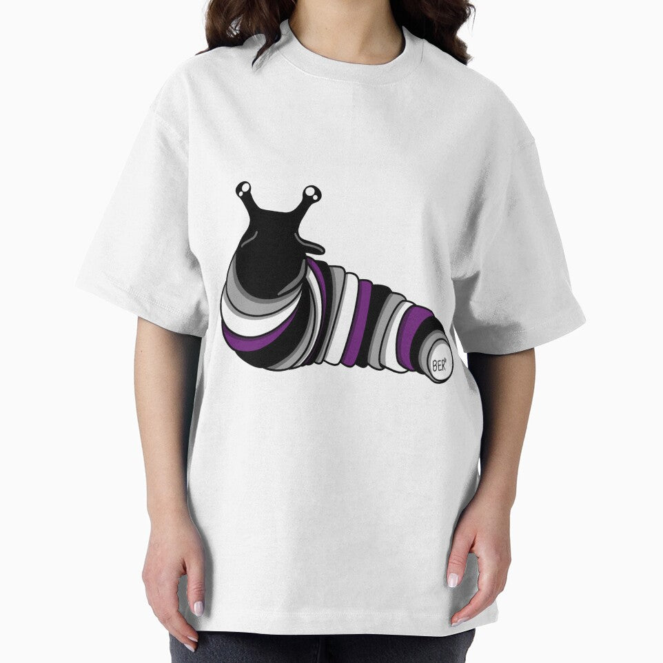 Asexual Pride Fidget Slug by SentABear T-Shirts, Hoodie, Sweatshirt | BlankRebels.com (Image 2)