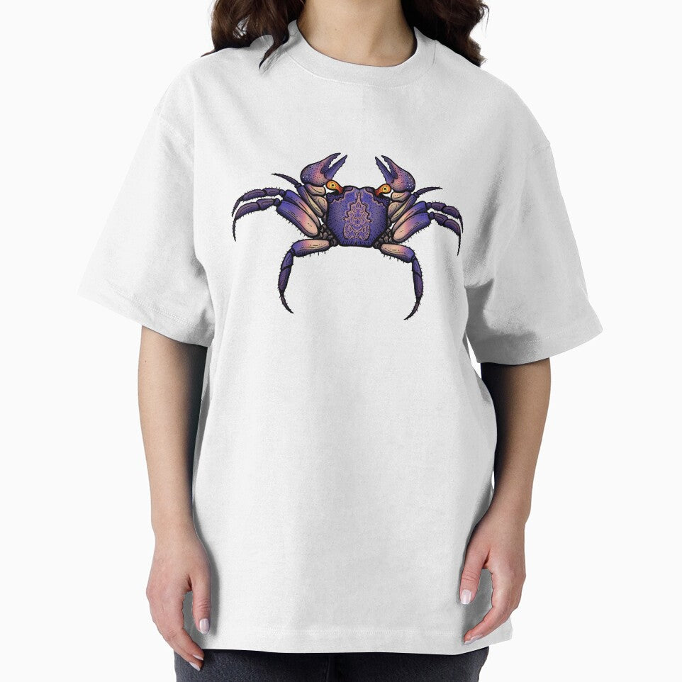 Vampire Crab Purple & Peach by porpoisefully T-Shirts, Hoodie, Sweatshirt | BlankRebels.com (Image 2)