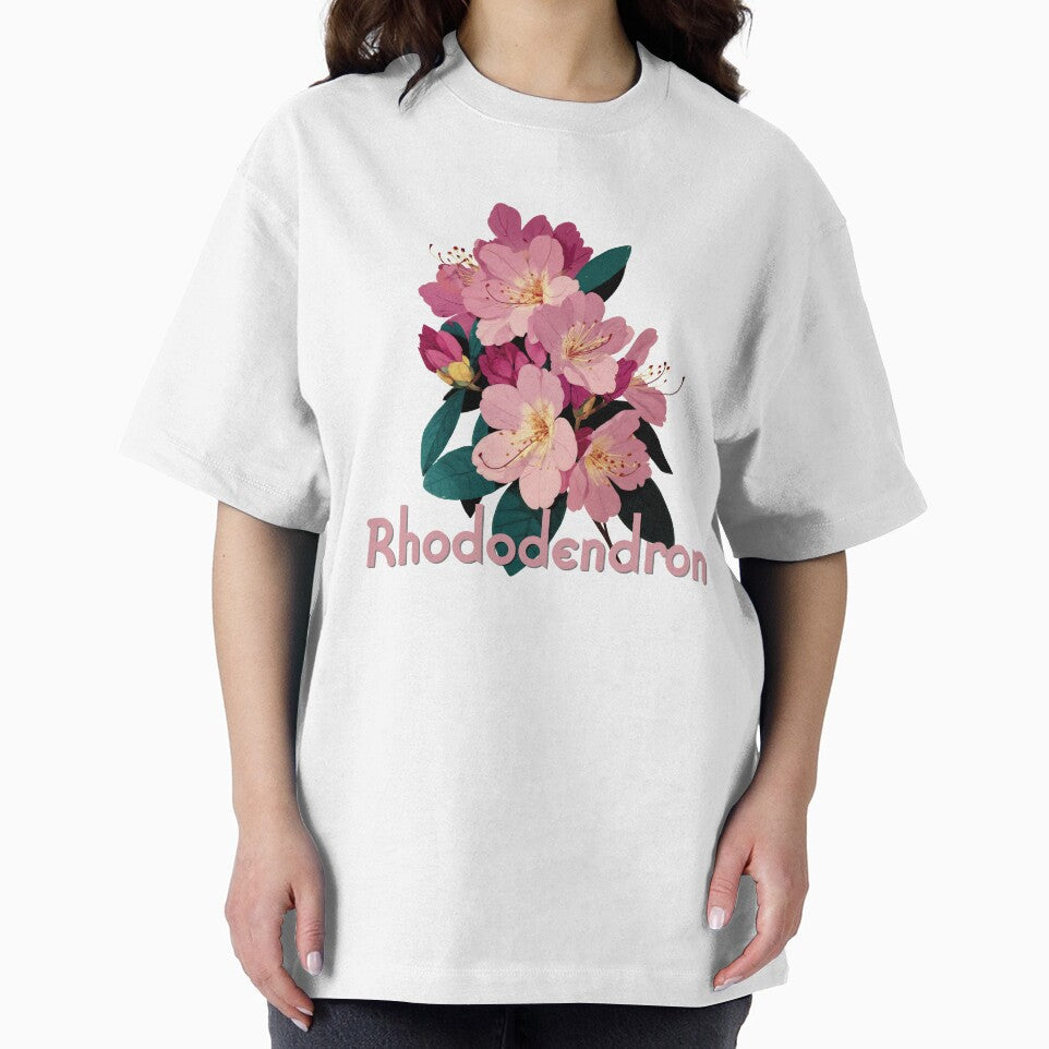 Rhododendron Radiance – Botanical Elegance in Bloom by ForeverPrintsOK T-Shirts, Hoodie, Sweatshirt (Image 2)