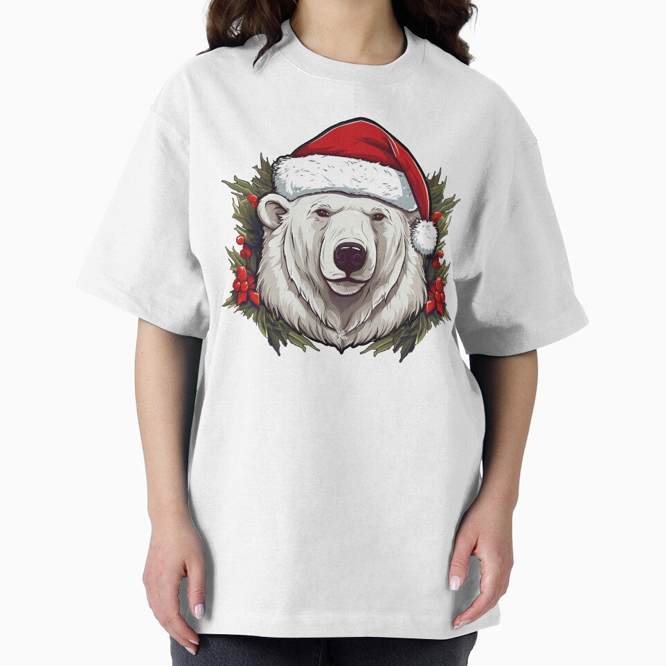 Adorable Christmas Bear donning a Santa Claus hat by MOA-trends