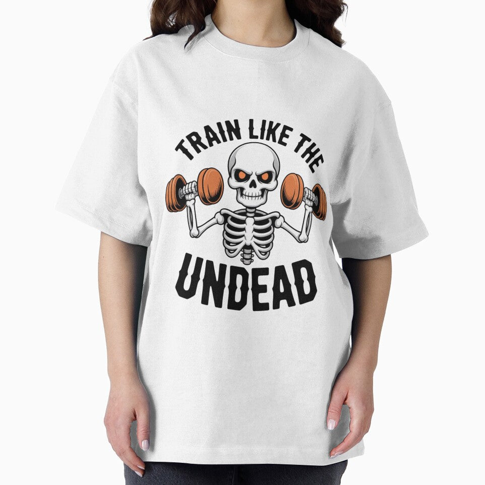 Fitness Skeleton – Train Like the Undead by Michaelredmail T-Shirts, Hoodie, Sweatshirt | BlankRebels.com (Image 2)