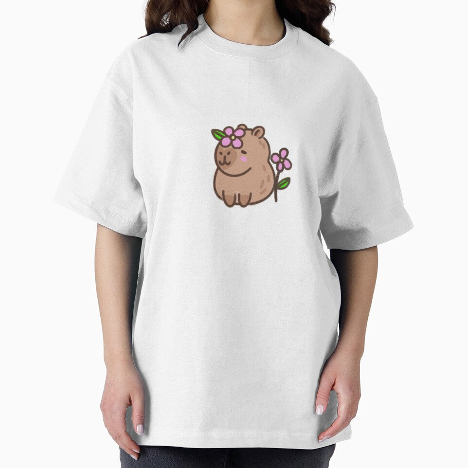 Cute Capybara Sticker Adorable Animal Art Sticker T-Shirts, Hoodie, Sweatshirt