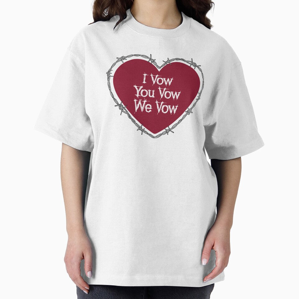 I Vow You Vow We Vow Barbed Wire Heart by ketrena T-Shirts, Hoodie, Sweatshirt | BlankRebels.com (Image 2)