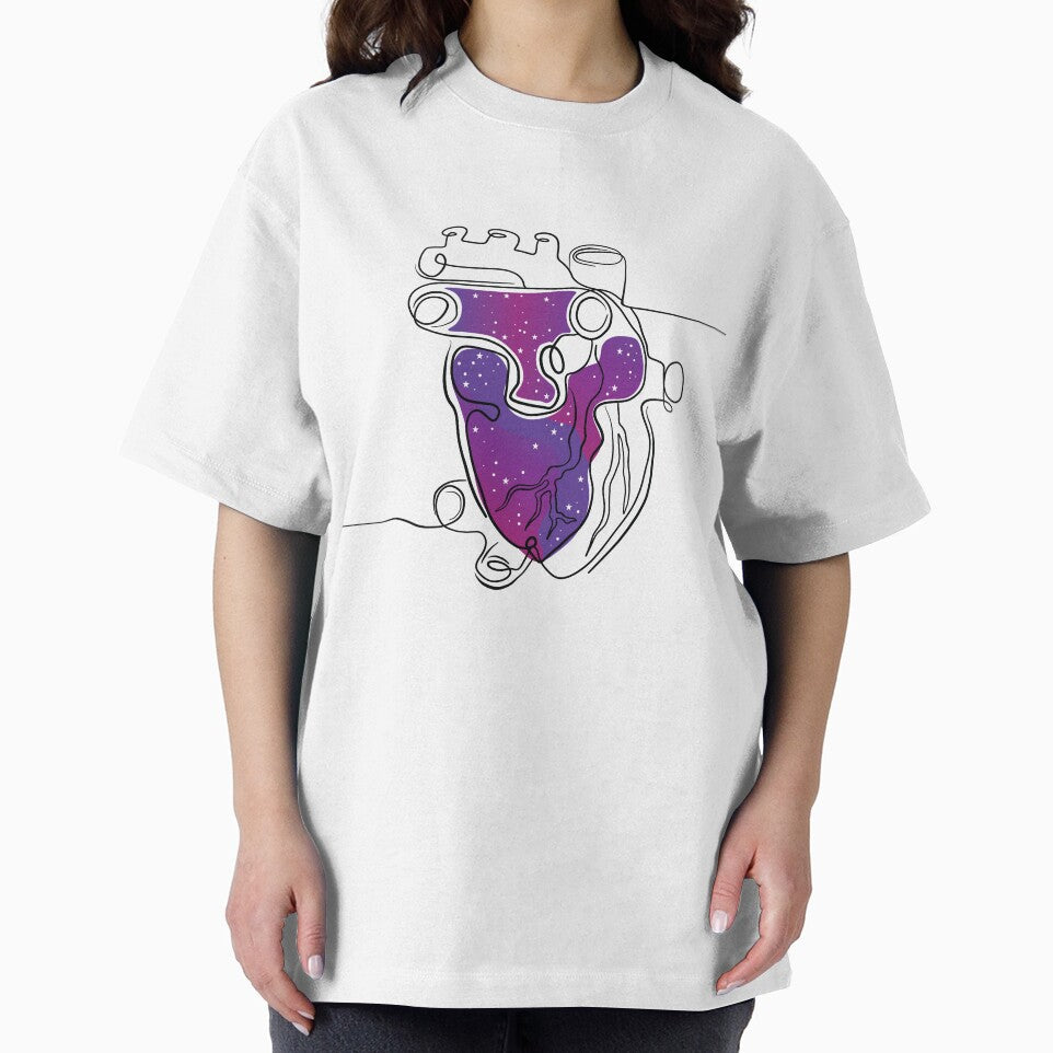 Galaxy Heart T Shirt by NotUrAverageART Hoodie, Sweatshirt | BlankRebels.com (Image 2)
