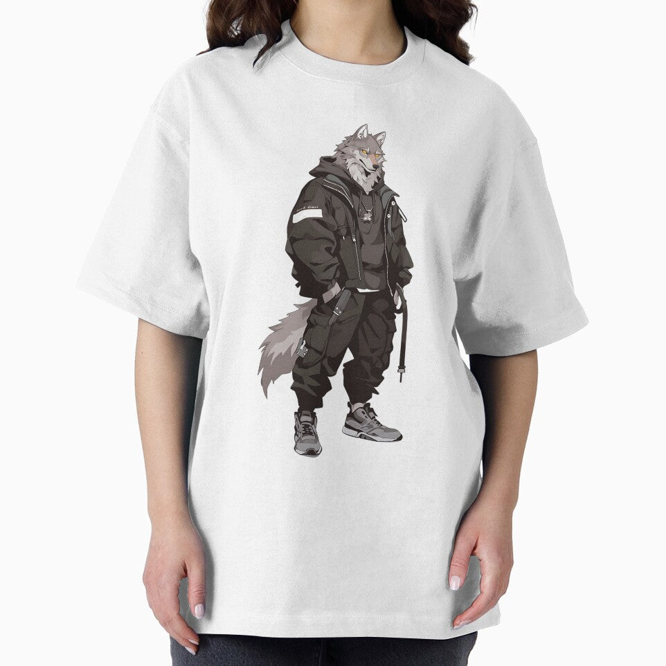 Streetwear Wolf Edgy Look by bapupa T-Shirts, Hoodie, Sweatshirt | BlankRebels.com (Image 2)