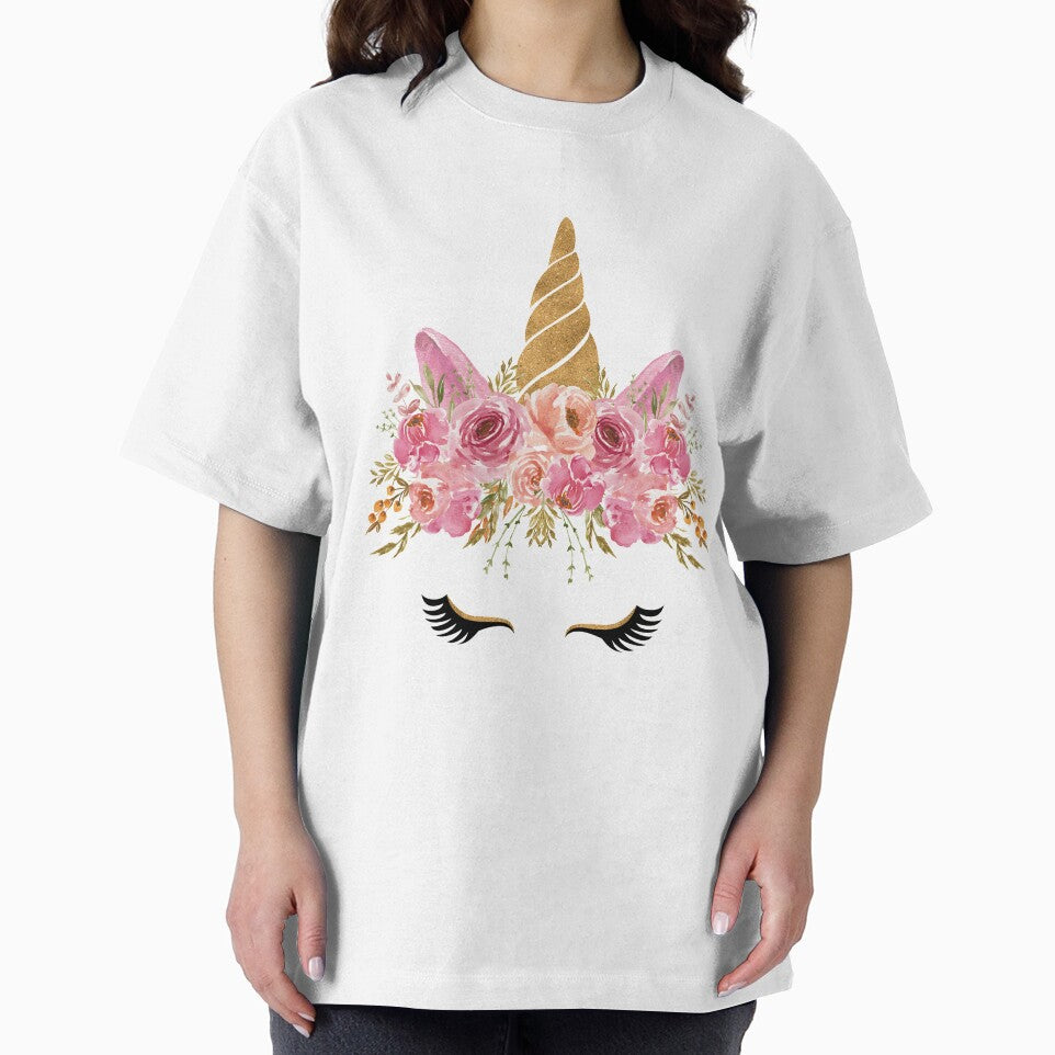 Unicorn Head Pretty Rose Flowers Horn by Simplyy  Unique T-Shirts, Hoodie, Sweatshirt | BlankRebels.com (Image 2)