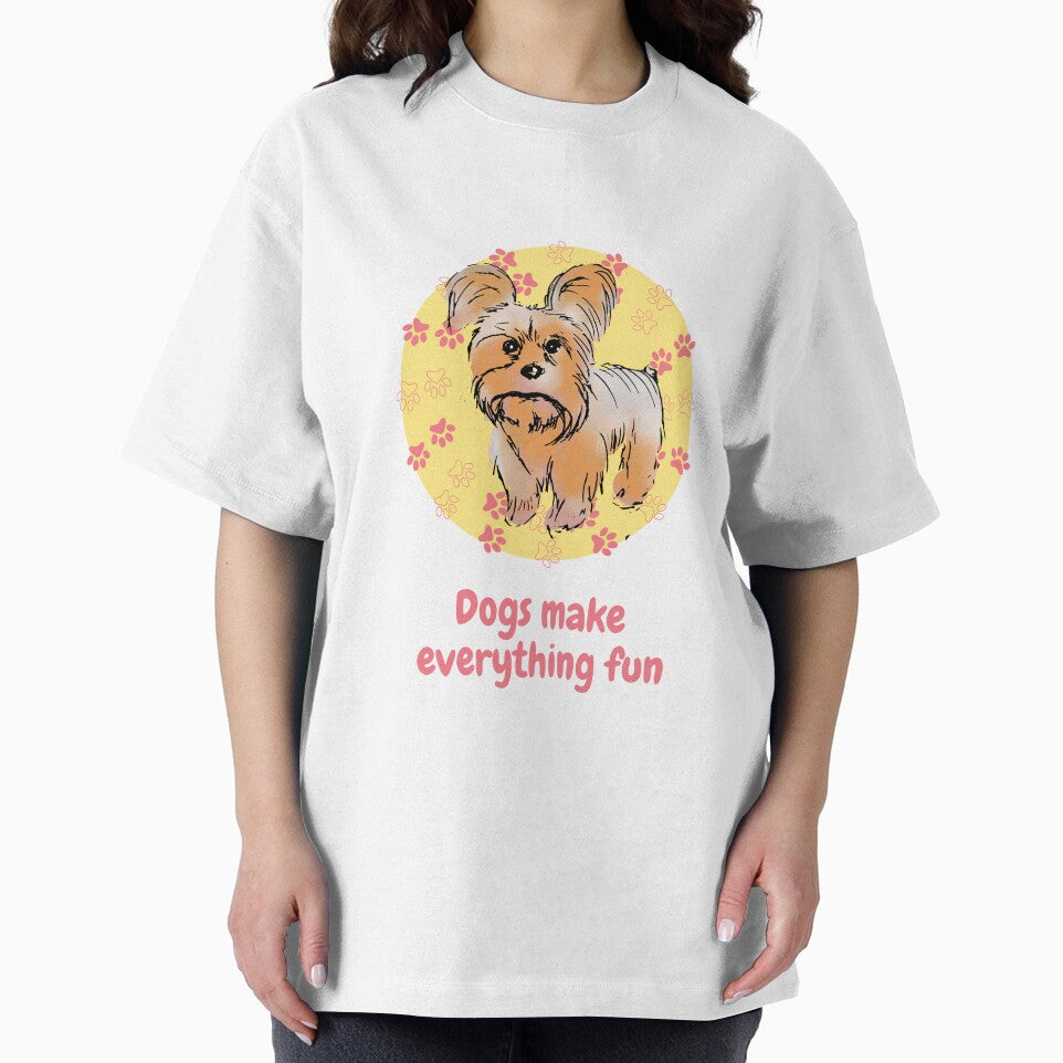Dogs Make Everything Fun | Playful Dog Lover Design by Odd shloox T-Shirts, Hoodie, Sweatshirt | BlankRebels.com (Image 2)