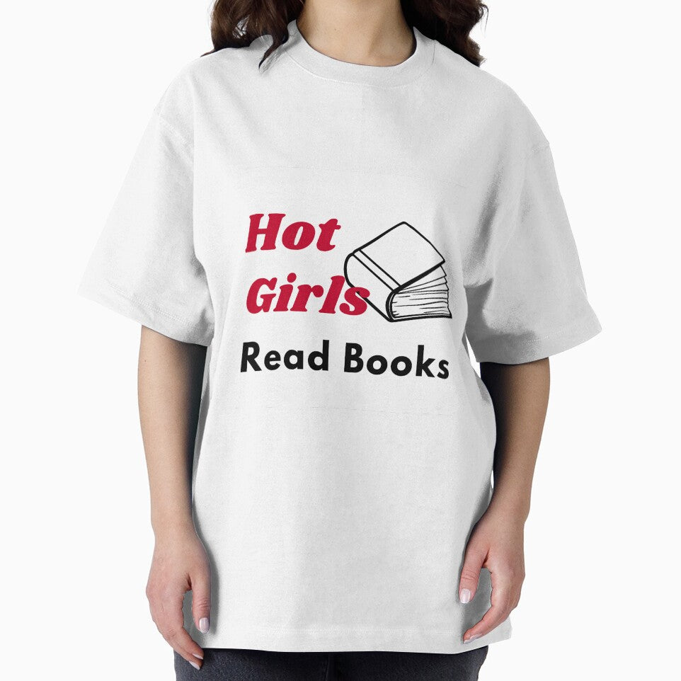 Hot Girls Read Books red by TheStoryweavers T-Shirts, Hoodie, Sweatshirt | BlankRebels.com (Image 2)