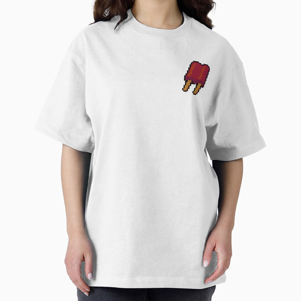 Pixel Twin Popsicle - pixel food art by LittleFoodShop