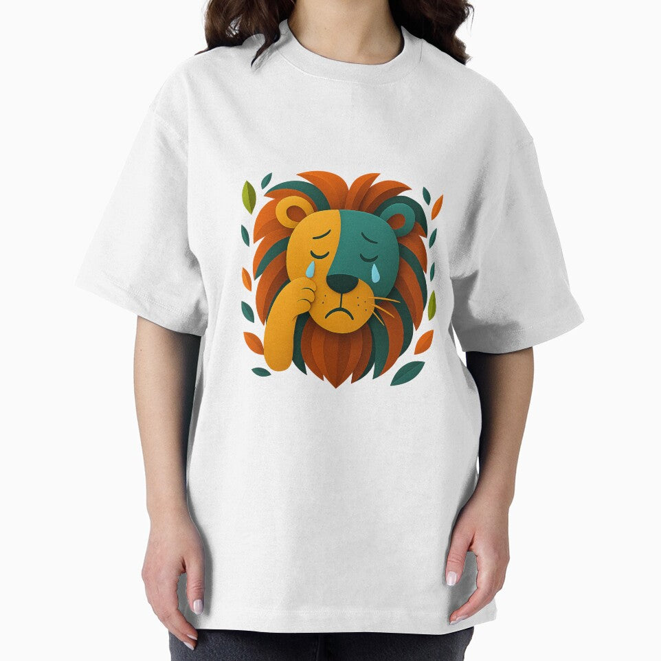 A Sad Lion – Bold, Beautiful & Perfect for Big Cat Lovers! by amiplay T-Shirts, Hoodie, Sweatshirt (Image 2)