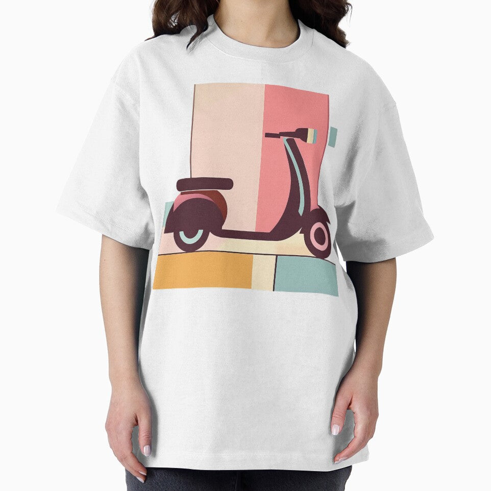 Scooter As Minimal Bauhaus Art by OzzFrequency T-Shirts, Hoodie, Sweatshirt | BlankRebels.com (Image 2)