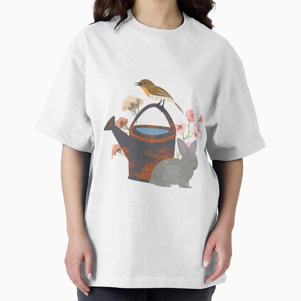 Cottagecore Bird and Bunny by Jessi-Sketches T-Shirts, Hoodie, Sweatshirt | BlankRebels.com (Image 2)