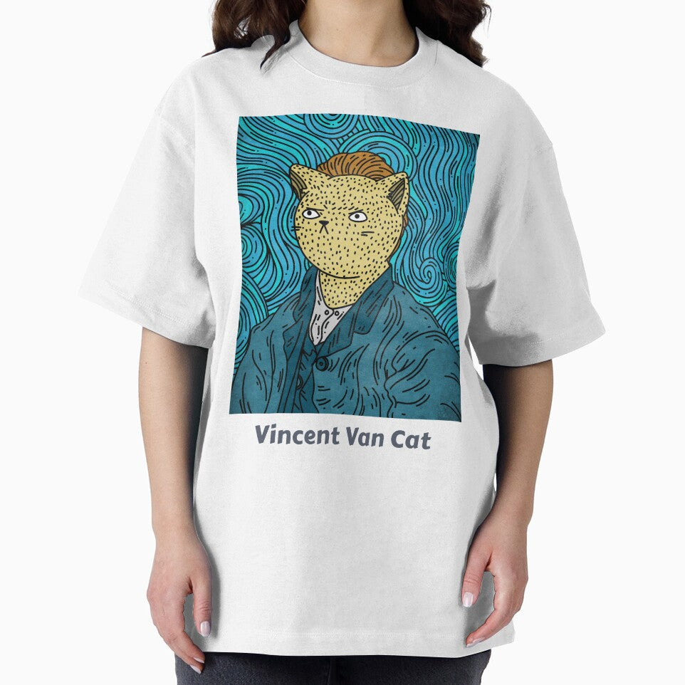 Vincent Van Cat by Mk005 T-Shirts, Hoodie, Sweatshirt | BlankRebels.com (Image 2)