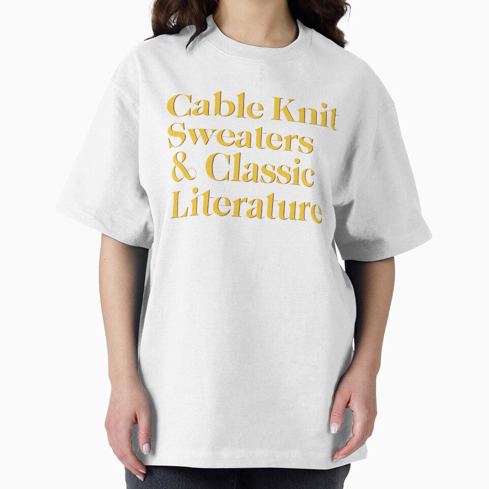 Cable Knit Sweaters and Classic Literature by rissidesigns T-Shirts, Hoodie, Sweatshirt | BlankRebels.com (Image 2)