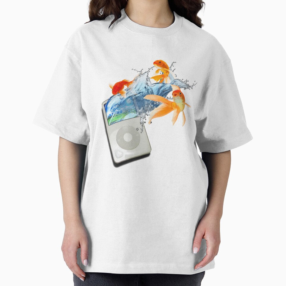 Frutiger Aero MP3 Player Fish Y2K by STRAWPOP DESIGNS T-Shirts, Hoodie, Sweatshirt | BlankRebels.com (Image 2)