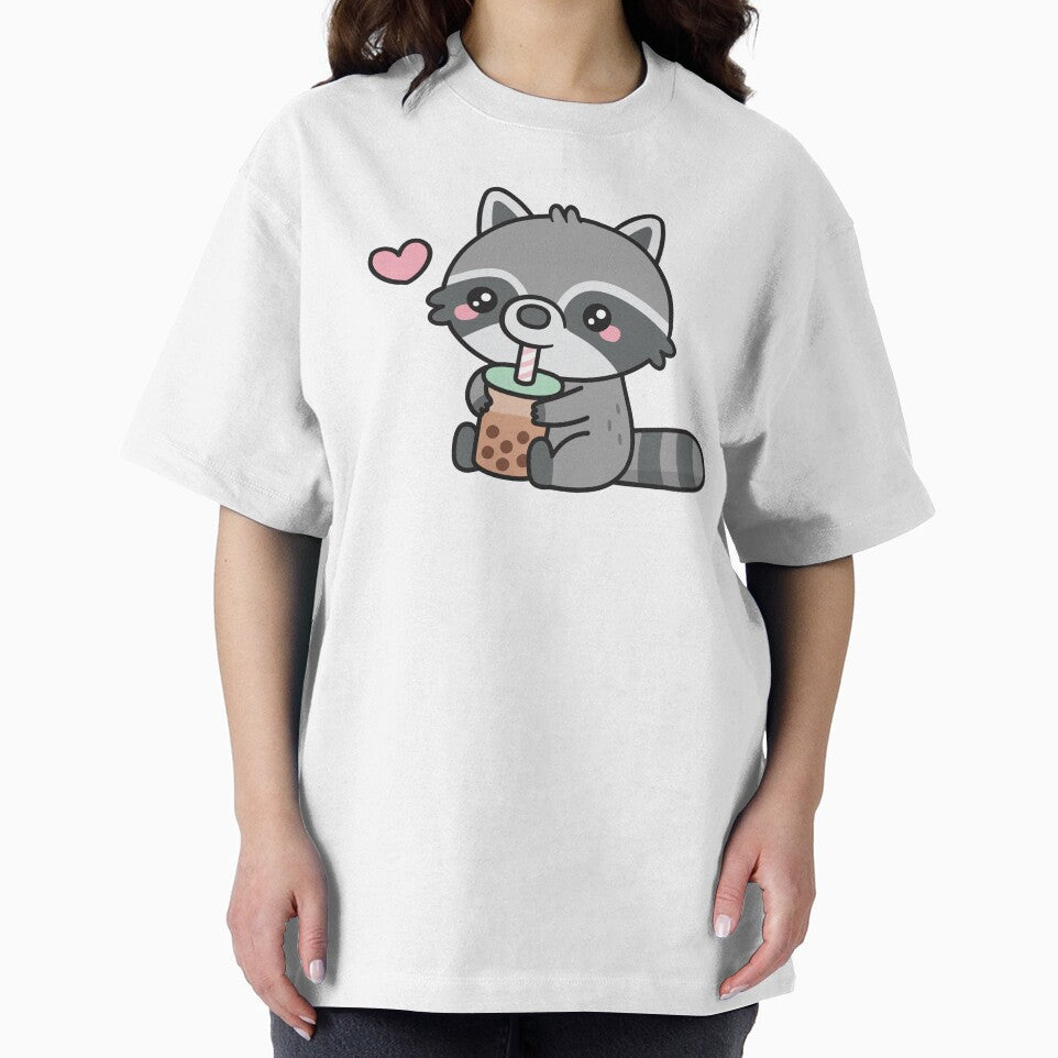 Cute Raccoon Loves Bubble Tea by rustydoodle T-Shirts, Hoodie, Sweatshirt | BlankRebels.com (Image 2)