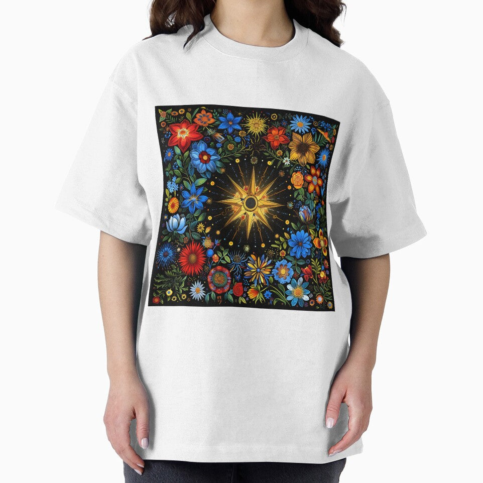 Colorful Botanical Cosmos Print T-Shirts, Hoodie, Sweatshirt