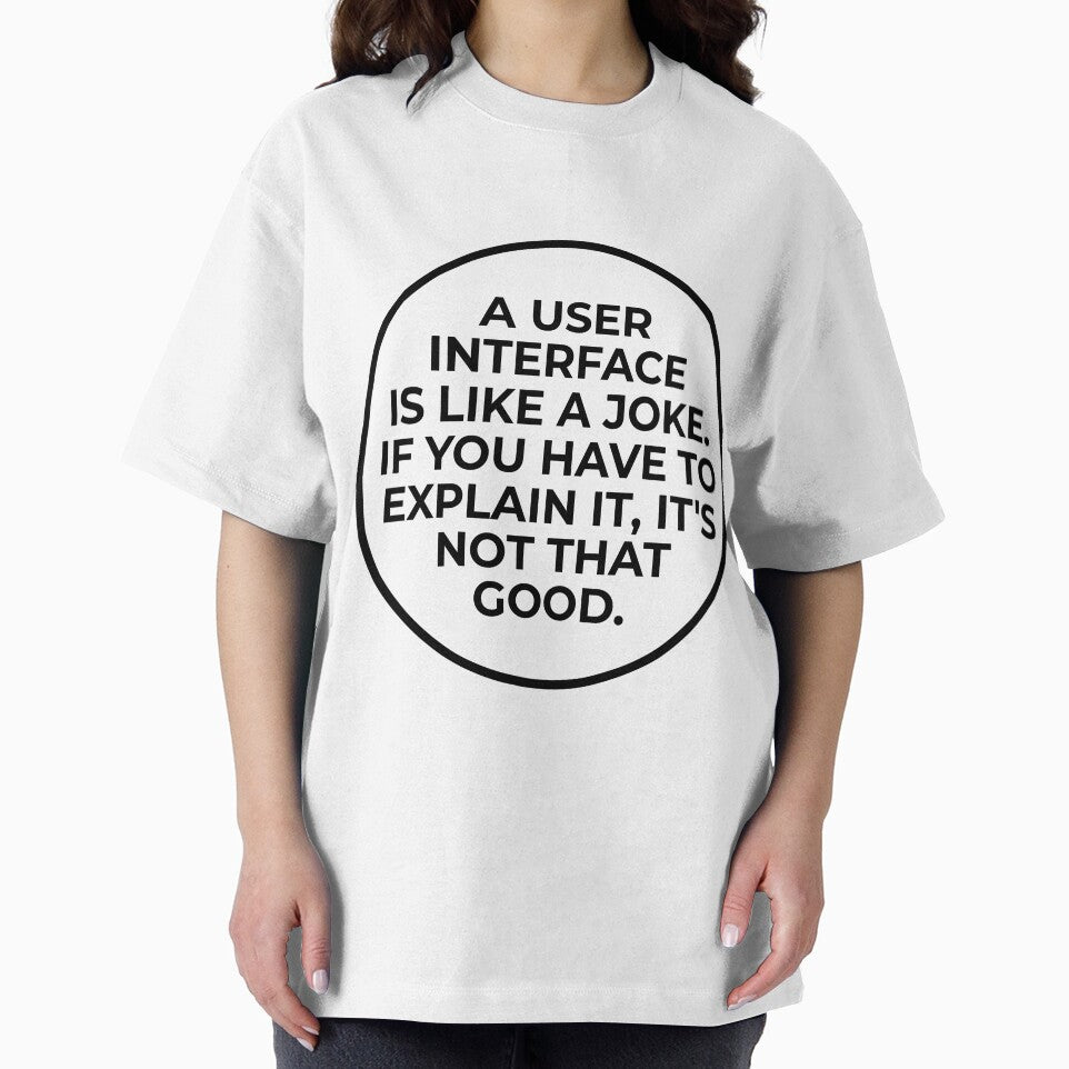 A user interface is like a joke by Icesofty T-Shirts, Hoodie, Sweatshirt | BlankRebels.com (Image 2)