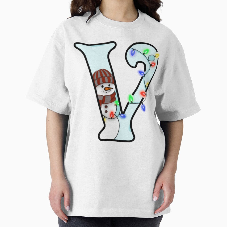 Holiday themed letter V by Artistkhg