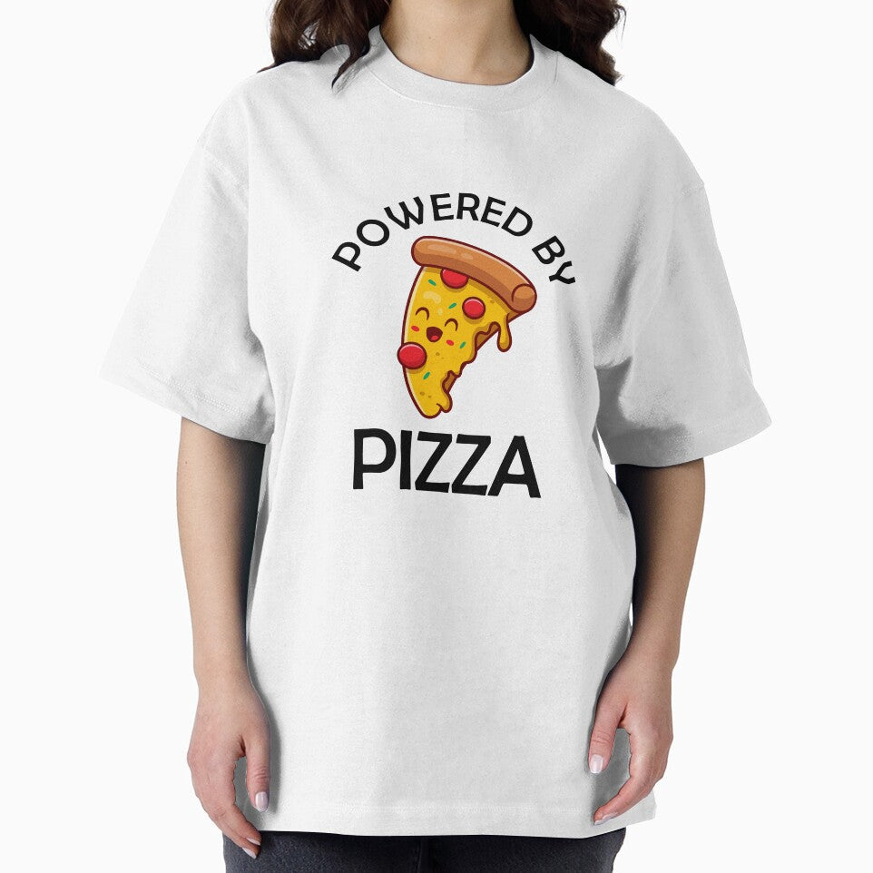 Powered By Pizza Funny Pizza Quote by theshirtinator T-Shirts, Hoodie, Sweatshirt | BlankRebels.com (Image 2)