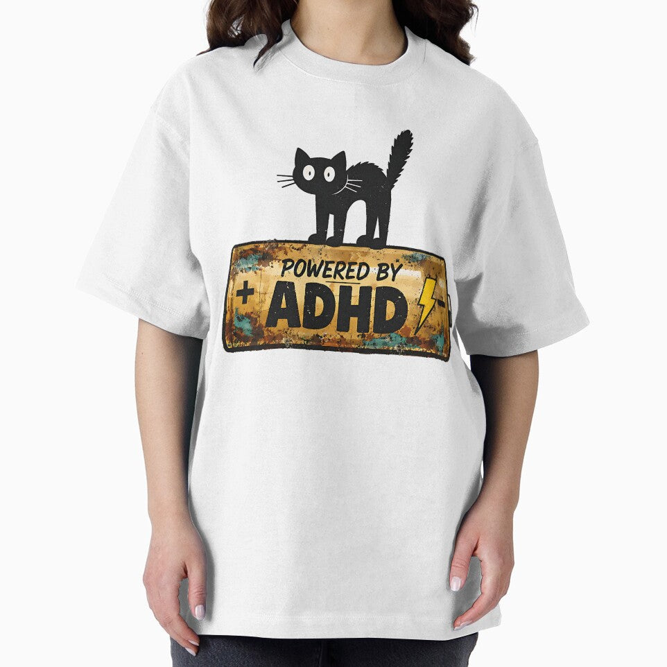 POWERED BY ADHD by MinaKiarts T-Shirts, Hoodie, Sweatshirt | BlankRebels.com (Image 2)