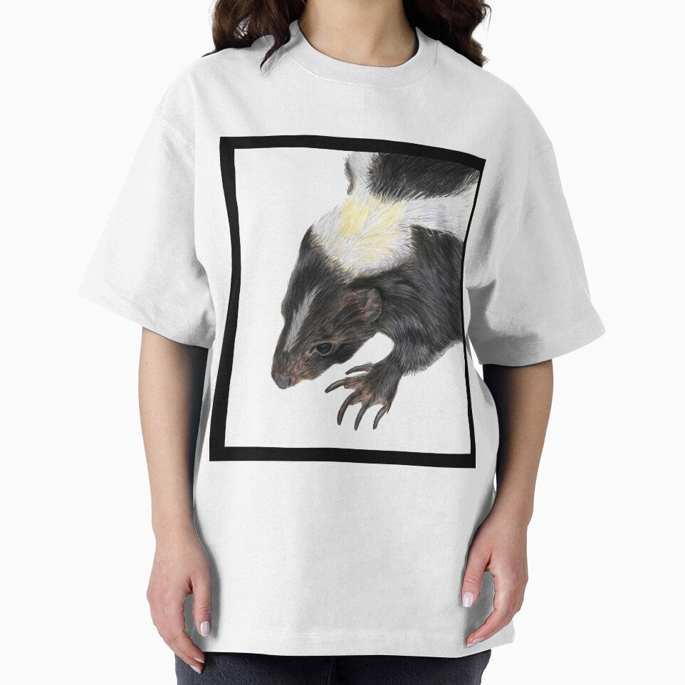 Skunk drawing by Sarah Williams-Nash T-Shirts, Hoodie, Sweatshirt | BlankRebels.com (Image 2)