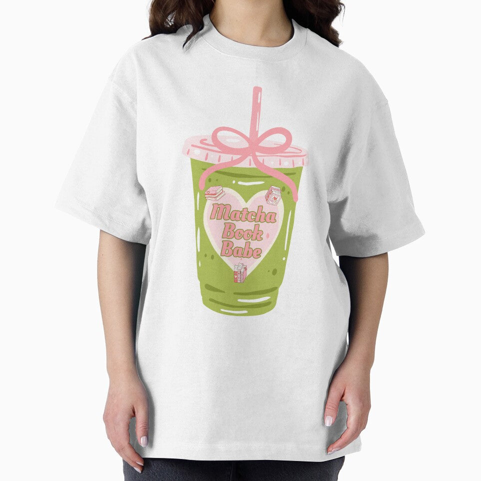 Matcha Book Babe by stephenflashart T-Shirts, Hoodie, Sweatshirt | BlankRebels.com (Image 2)