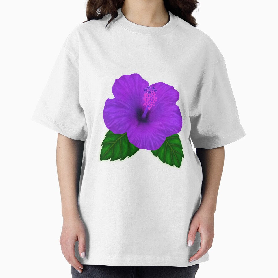 Purple Hibiscus flower by PMDesigns222 T-Shirts, Hoodie, Sweatshirt | BlankRebels.com (Image 2)