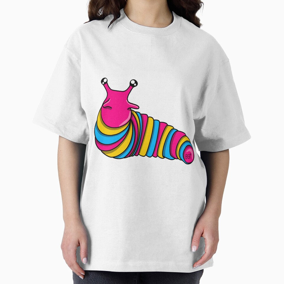 Pansexual Pride Fidget Slug by SentABear T-Shirts, Hoodie, Sweatshirt | BlankRebels.com (Image 2)