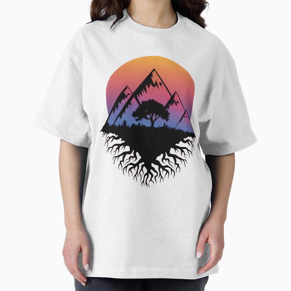 Sunset Tree Mountain Range T-Shirts, Hoodie, Sweatshirt