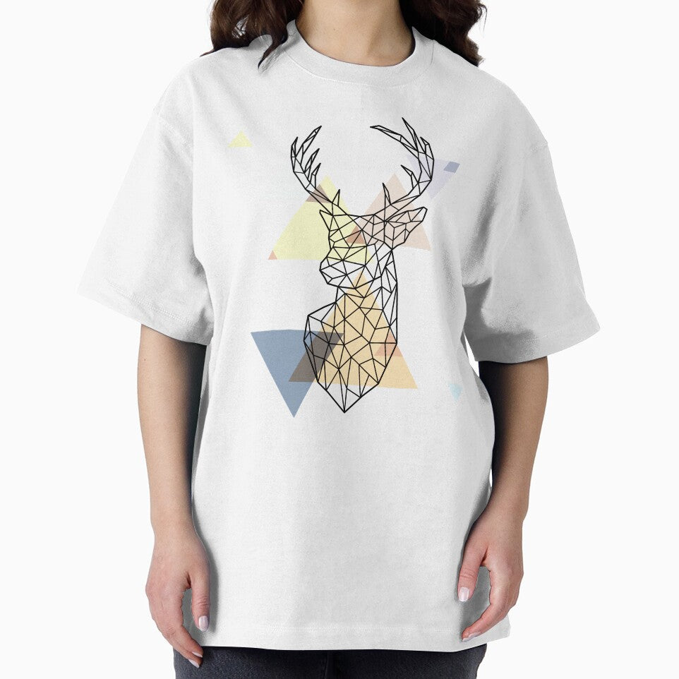 Geometric deer by della95 T-Shirts, Hoodie, Sweatshirt | BlankRebels.com (Image 2)