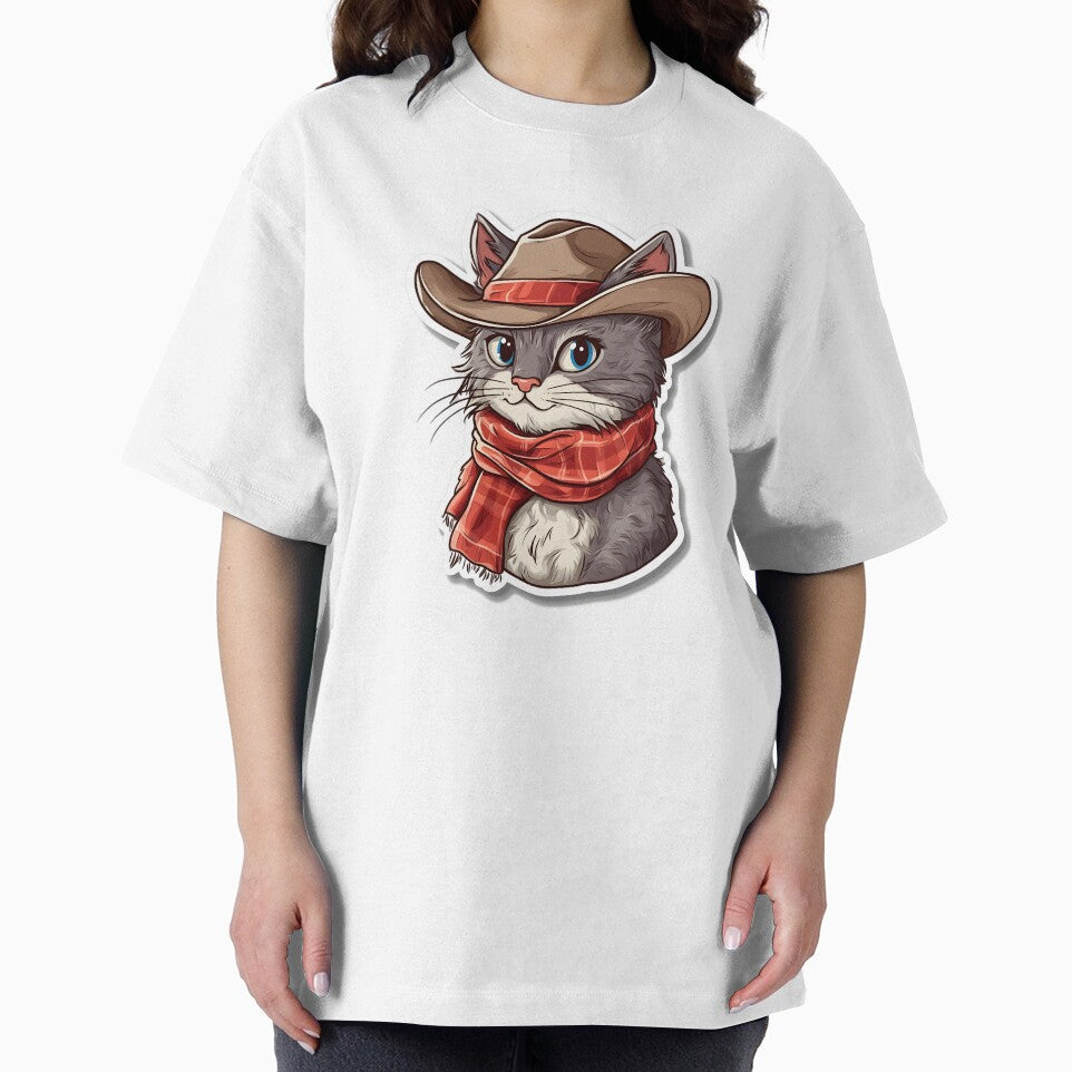 Purrfect Cowboy by stridr5555 T-Shirts, Hoodie, Sweatshirt | BlankRebels.com (Image 2)