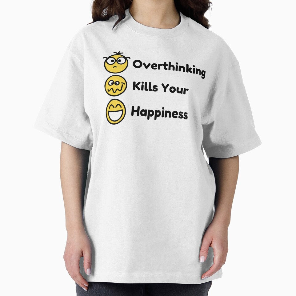 Overthinking kills your happiness by AnnPrecious T-Shirts, Hoodie, Sweatshirt | BlankRebels.com (Image 2)