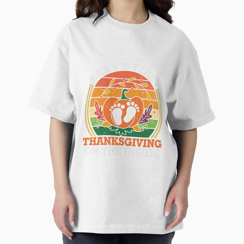 BABY`S FIRST THANKSGIVING 0N THE INSIDE by marie1919 T-Shirts, Hoodie, Sweatshirt | BlankRebels.com (Image 2)