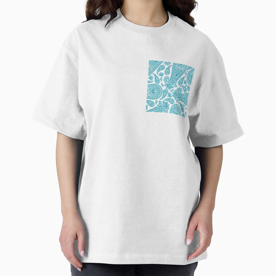 blue boho print Ibiza style by Renartdesign