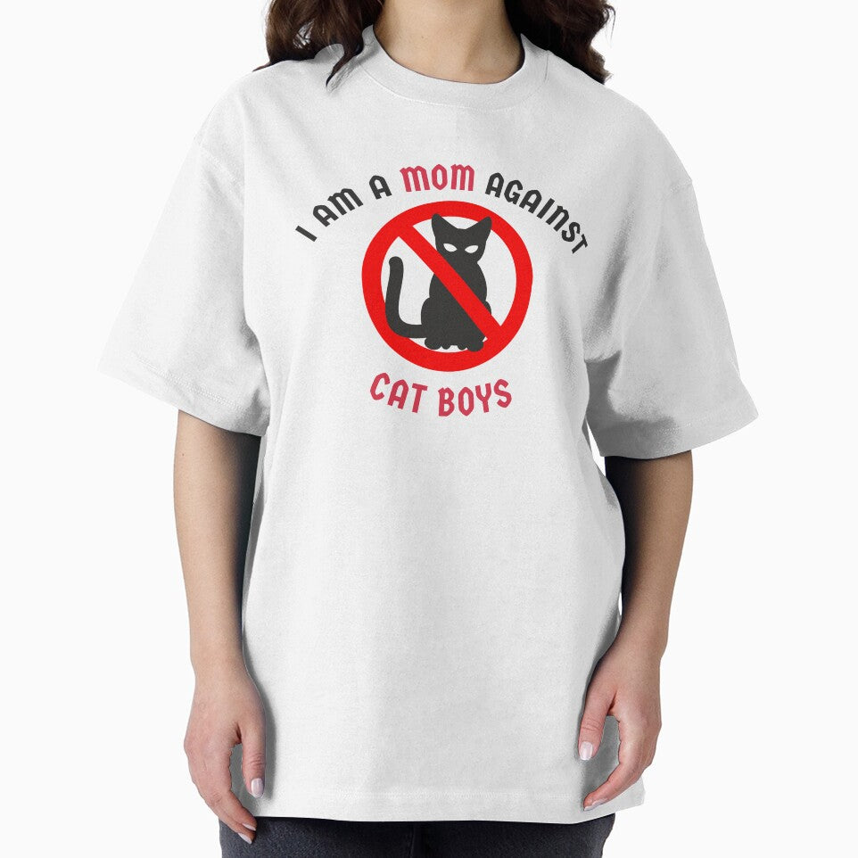 I Am A Mom Against Cat Boys by casualism T-Shirts, Hoodie, Sweatshirt | BlankRebels.com (Image 2)