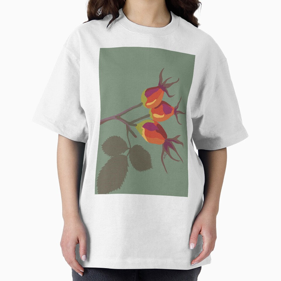 Rosehip berries – Minimalist illustration by À fleur de forme T-Shirts, Hoodie, Sweatshirt | BlankRebels.com (Image 2)