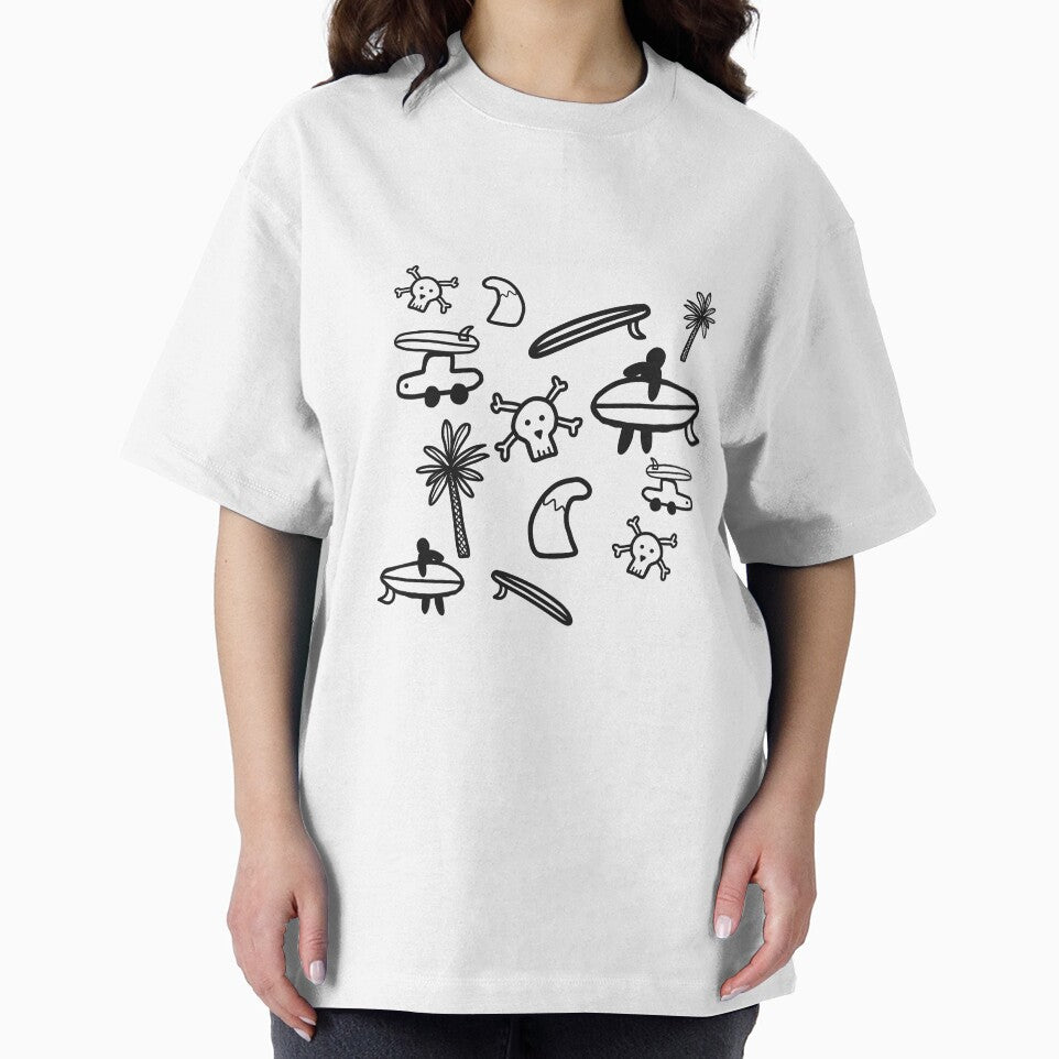 Surf surfing minimalist drawing design crazy by Tropical Blood T-Shirts, Hoodie, Sweatshirt | BlankRebels.com (Image 2)