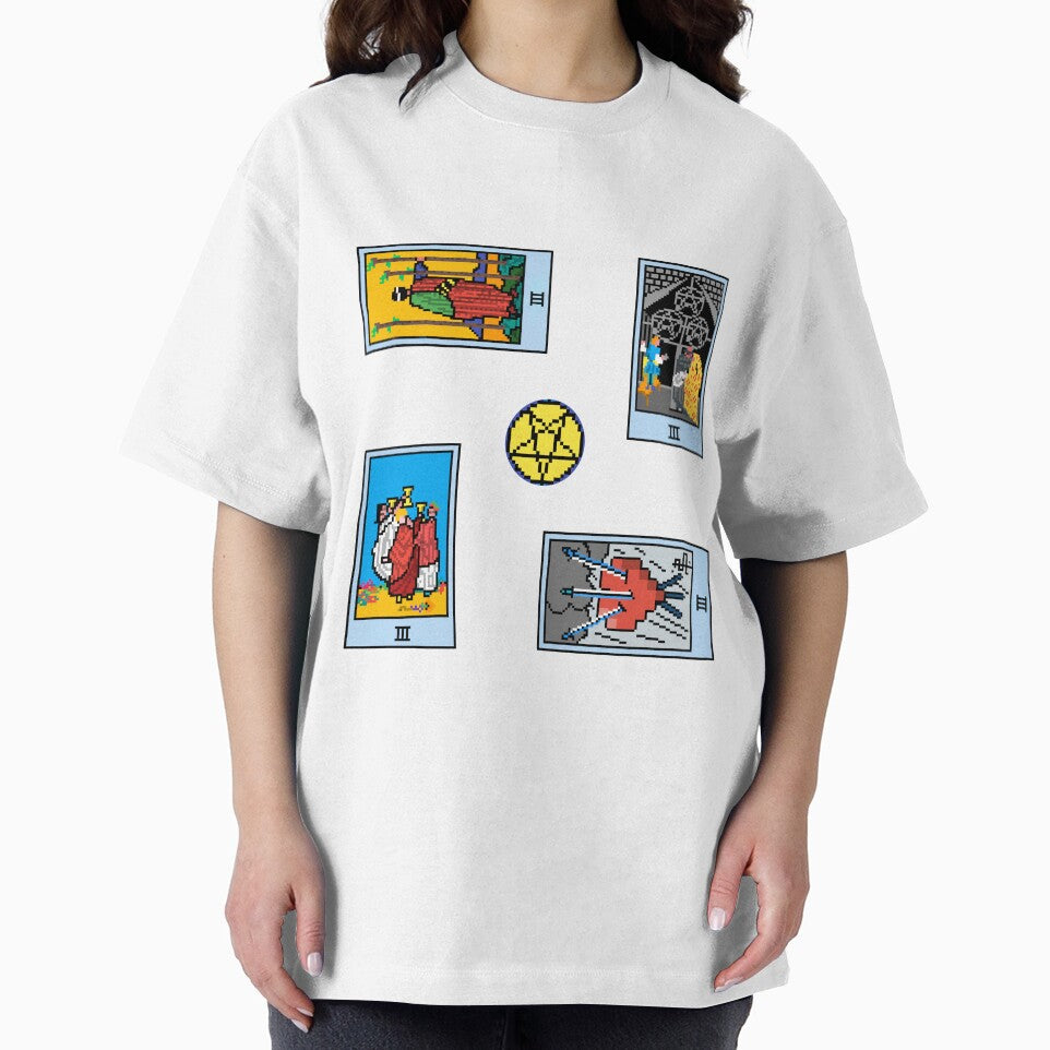 Pixel Waite Tarot Minor Arcana Threes - 76th Sticker Pack and Magnets by Pixel Waite T-Shirts, Hoodie, Sweatshirt (Image 2)