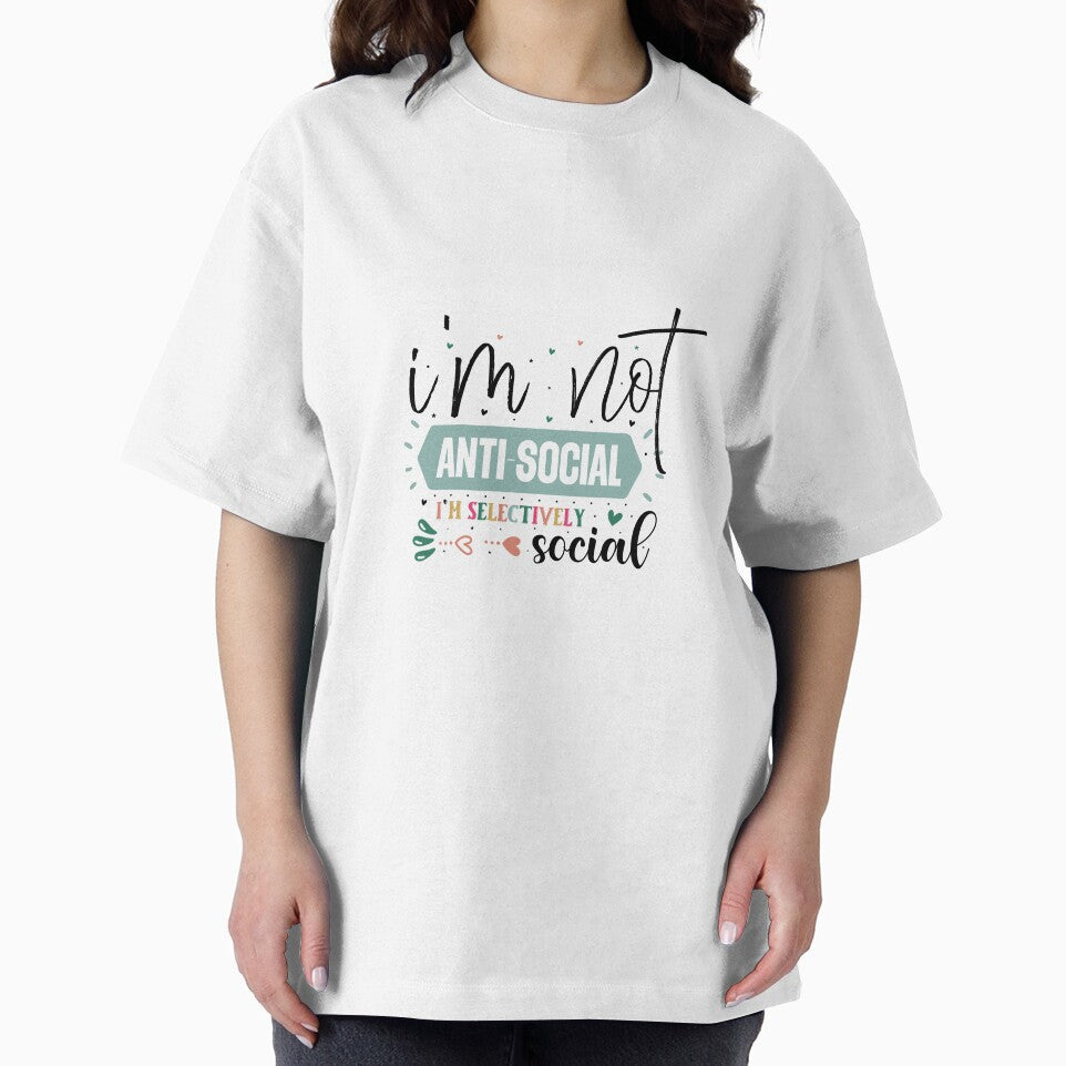 I'm Not Anti-Social I'm Selectively Social by Ketique T-Shirts, Hoodie, Sweatshirt | BlankRebels.com (Image 2)