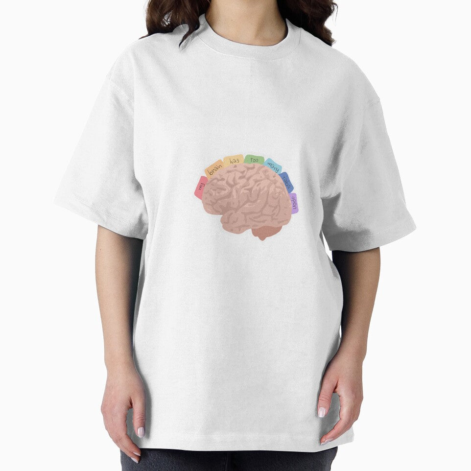 overthinking brain by yevaladygina T-Shirts, Hoodie, Sweatshirt | BlankRebels.com (Image 2)