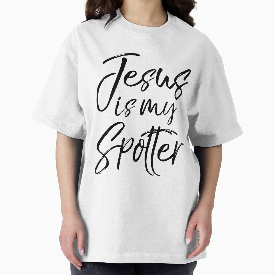 Jesus is My Spotter Funny Workout Quote by TNDesignStudio T-Shirts, Hoodie, Sweatshirt | BlankRebels.com (Image 2)