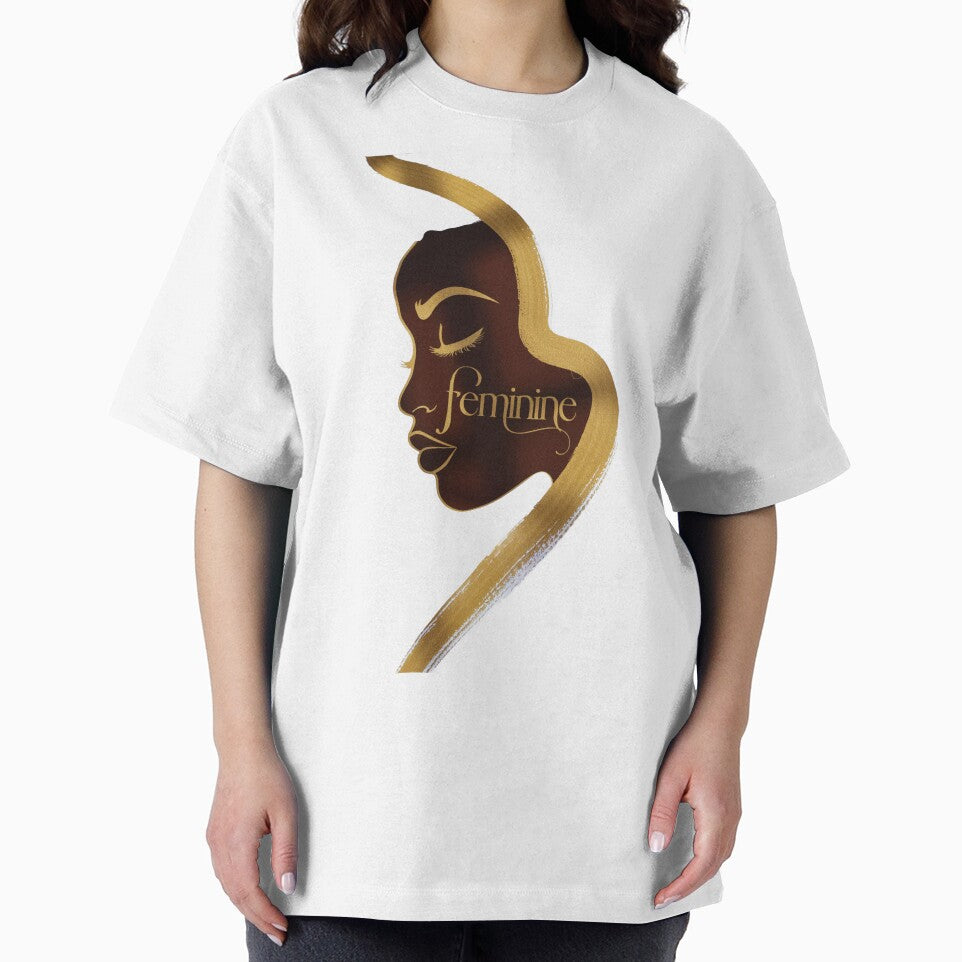 Radiant Feminine Style: Gold and Brown Design by ShamyStylish T-Shirts, Hoodie, Sweatshirt | BlankRebels.com (Image 2)