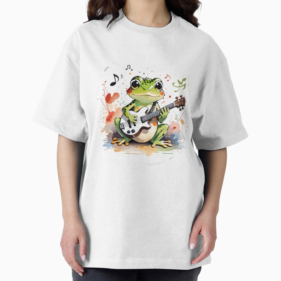 Banjo frog playing electric guitar by MindFrank T-Shirts, Hoodie, Sweatshirt | BlankRebels.com (Image 2)