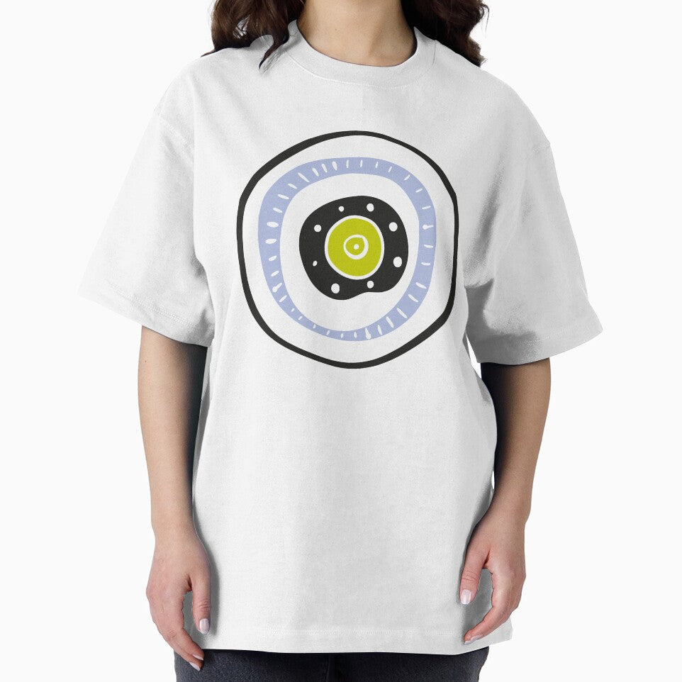 Greek mati no.1 geometric | Cherry red background by Lena Morf T-Shirts, Hoodie, Sweatshirt | BlankRebels.com (Image 2)