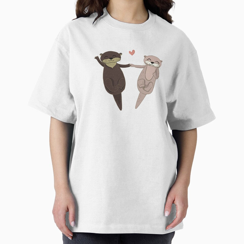 Otters Holding Hands by Epixsphere T-Shirts, Hoodie, Sweatshirt | BlankRebels.com (Image 2)