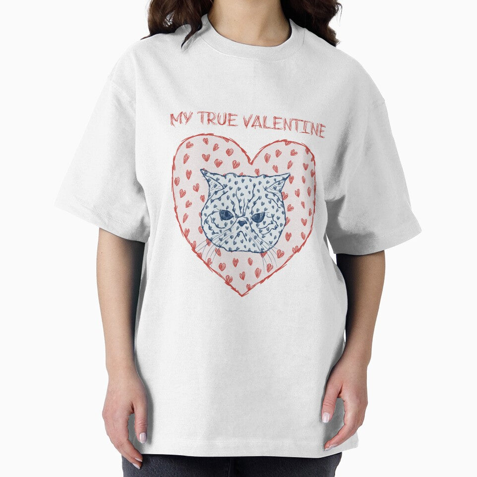True Valentine Cat by Scrabbly Doodles T-Shirts, Hoodie, Sweatshirt | BlankRebels.com (Image 2)