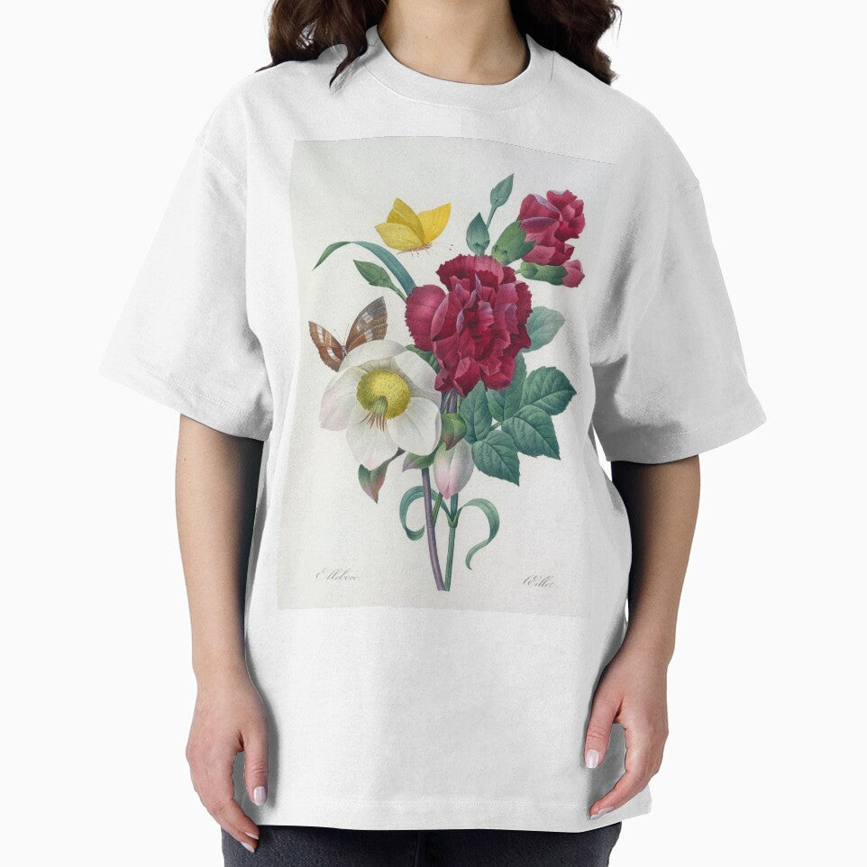 Botanical Print: Hellebore and L'Oeillet by Tridentulus T-Shirts, Hoodie, Sweatshirt | BlankRebels.com (Image 2)