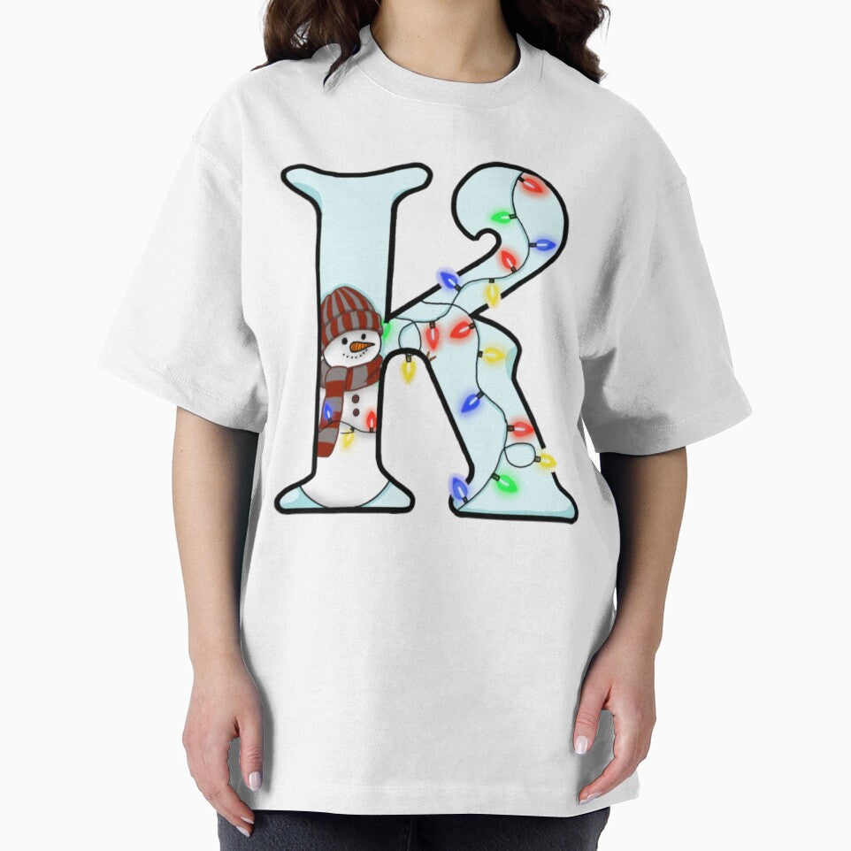 Holiday themed letter K by Artistkhg T-Shirts, Hoodie, Sweatshirt | BlankRebels.com (Image 2)