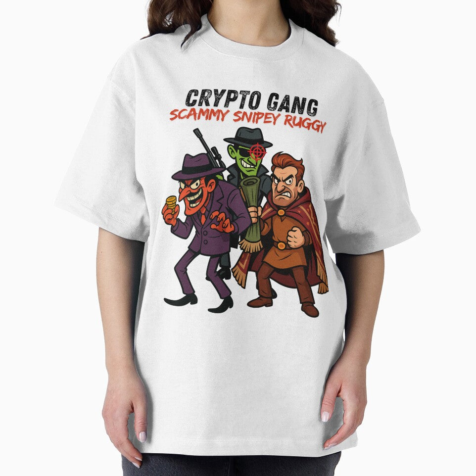 Crypto Gang – Scammy, Snipey, Ruggy by P3T3CARD T-Shirts, Hoodie, Sweatshirt | BlankRebels.com (Image 2)